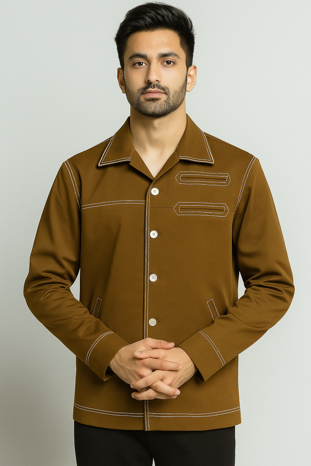Shacket with Thread Tagai - Sh 6014